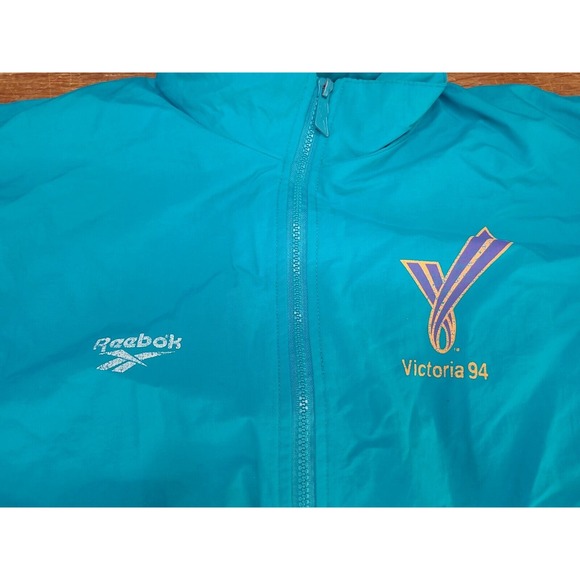 Vintage 1994‎ Commonwealth Games Reebok Retro Full Track Suit Sz Small - Picture 3 of 11